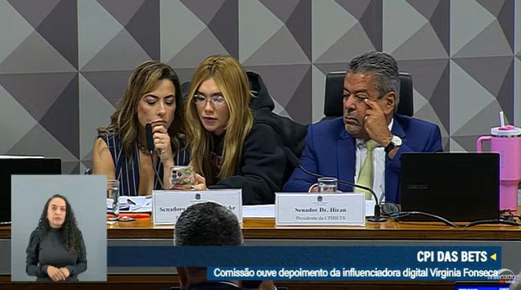CPI das Bets: enquanto Virgínia se isenta, senadora Soraya dá voz às vítimas do “Tigrinho”